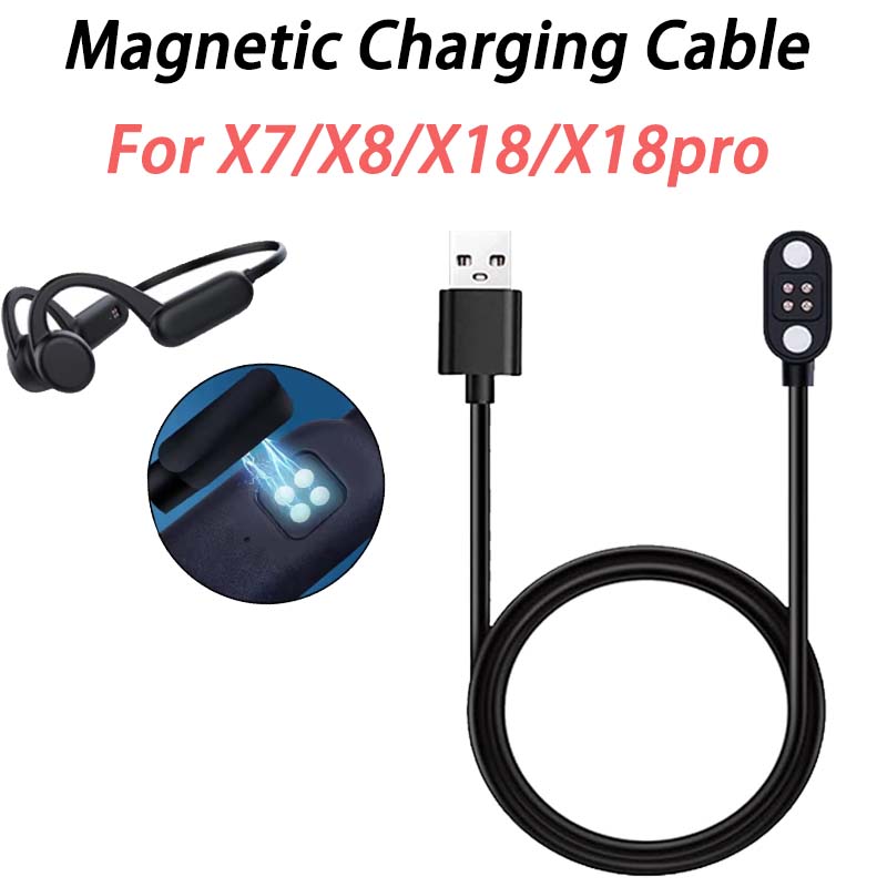 Magnetic Charging Cable - Наушники с костной проводимостью и магнитным
