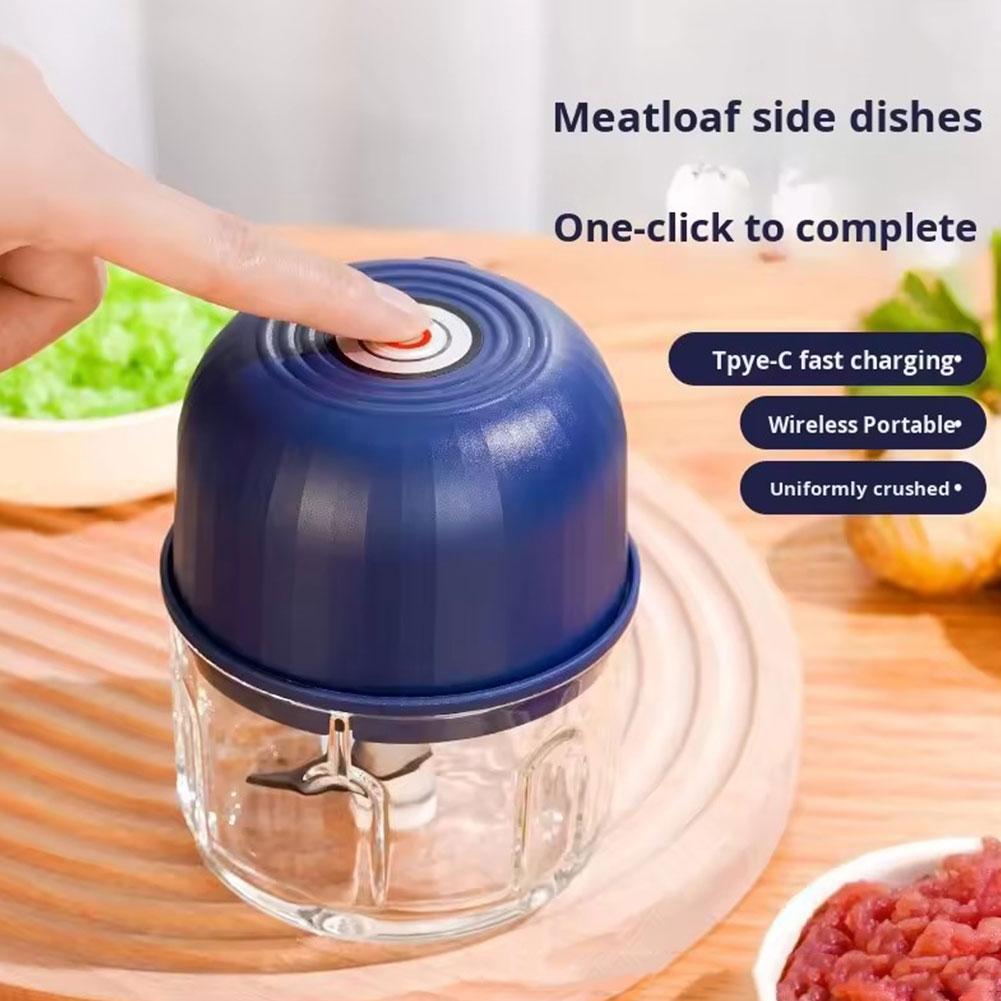Kitchen Electronics Gadgets - Мини-электрический измельчитель чеснока, портативный, с зарядкой