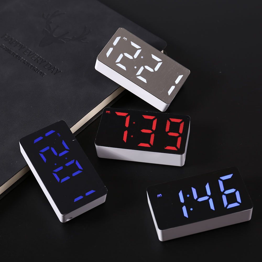 Modern Electronics Gadgets - Светодиодные электронные часы, зеркальный будильник, предметы