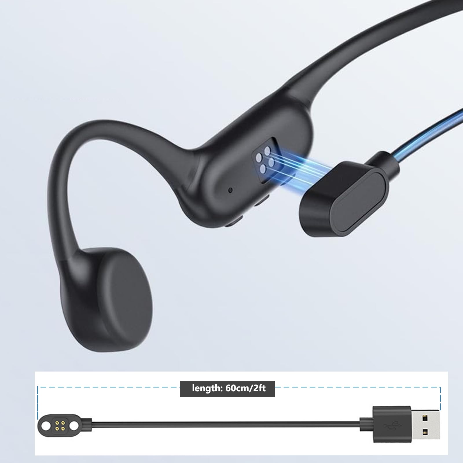 Наушники с костной проводимост – обзор и цена Magnetic Charging Cable