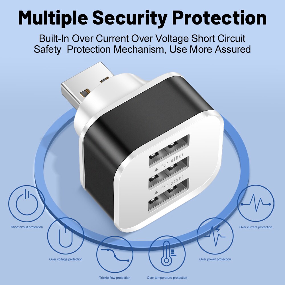 Адаптер с 3 портами USB, USB 3 – обзор и цена Electronics Gadgets For Car
