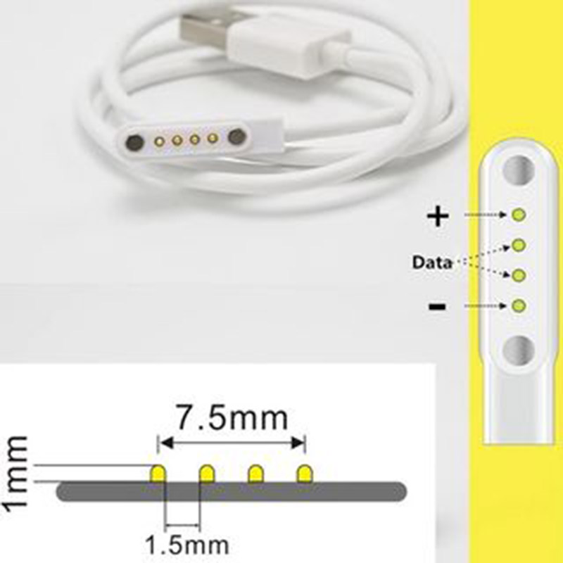 Магнитный USB-кабель Wonlex 1  – обзор и цена Magnetic Charging Cable