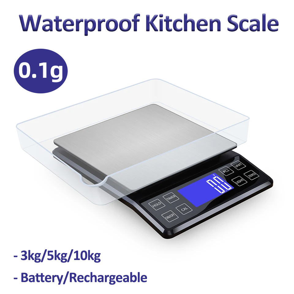 Цифровые кухонные весы 0,1 г,  – обзор и цена Kitchen Electronics Gadgets
