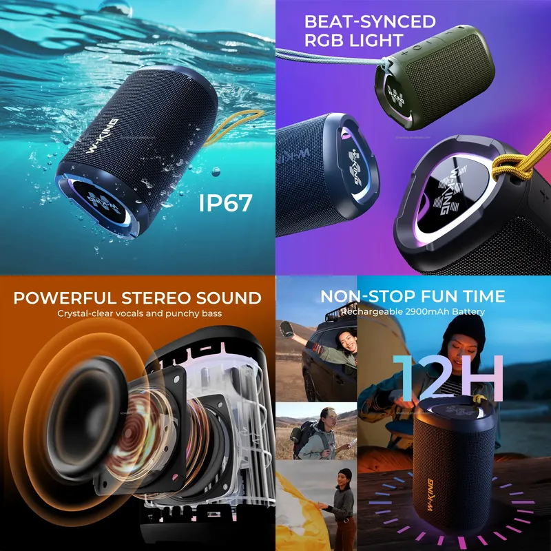 Беспроводная Bluetooth-колонка – обзор и цена Bluetooth Speaker Waterproof