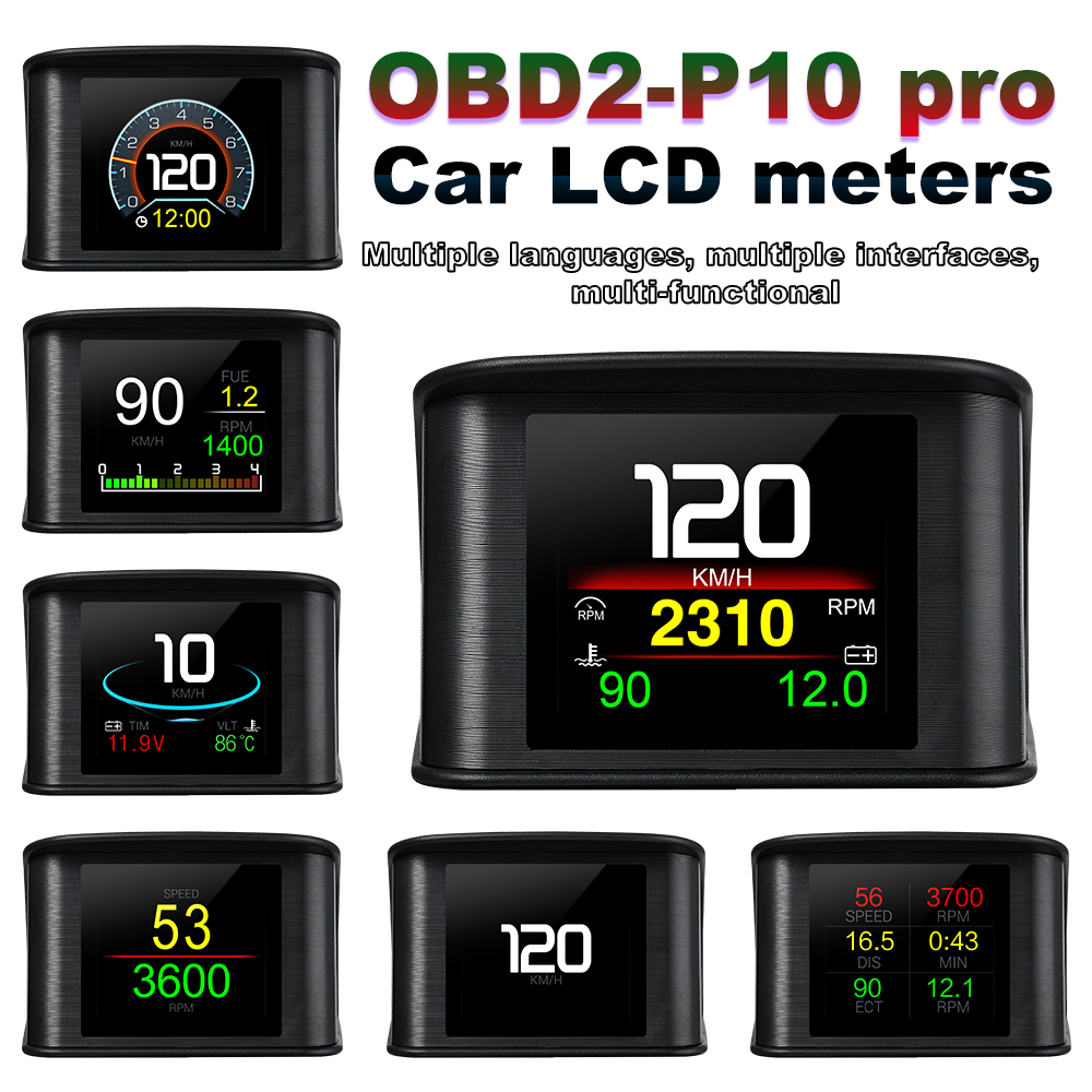 OBDII Smart Digital Meter P10  – обзор и цена Electronics Gadgets For Car